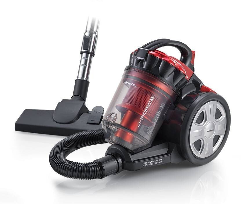 جاروبرقی Ariete آریته ایتالیا مدل J-Force 2753-مشکی قرمز کم‌صدا